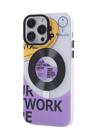 Apple Uyumlu iPhone 12 Pro Max Kılıf Apollo Magneticsafe Desenli Kapak Desen 13/