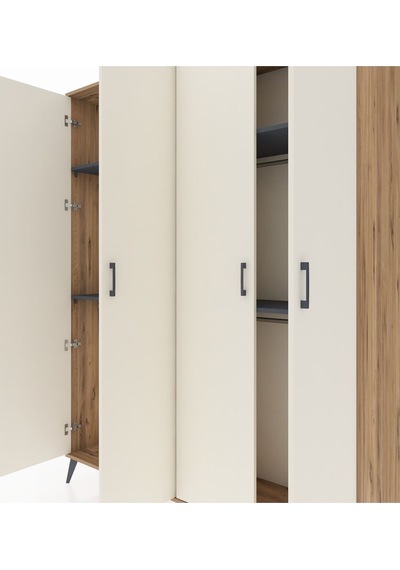 Hyperion Gardrop 4 Raflı 4 Kapaklı 4 Askılı 176x44x221 Çam-aytaşı/antrasit Aytaşı/antrasit Hyperion Gardrop 4 Raflı 4 Kapaklı 4 Askılı 176x44x221 Çam-aytaşı/antrasit Aytaşı/antrasit
