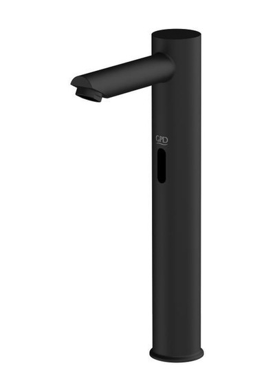 Gpd Flb07-s Fotoselli Siyah Çift Su Girişli Set Üstü Lavabo Bataryası Armatürü Flb07-s