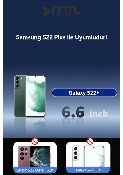 Samsung S22 Plus Şeffaf Magsafe Kılıf Mtl Safe