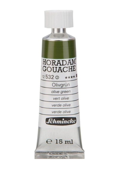 Schmincke Horadam Gouache Artist Guaj Boya 15 Ml Seri 2 532 Olive Green Çok Renkli