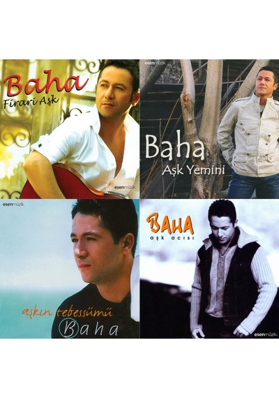 Esenshop 4'lü Cd Set 7 4 Cd Baha - Firari Aşk - Aşk Yemini - Aşk Acısı - Aşkın Tebessümü