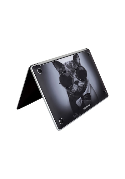 Apple Uyumlu MacBook Air 13.6 İnç Kılıf M2 M3 M4 M5 Yapıştırma Laptop Kaplama A3449 A3240 Siyah