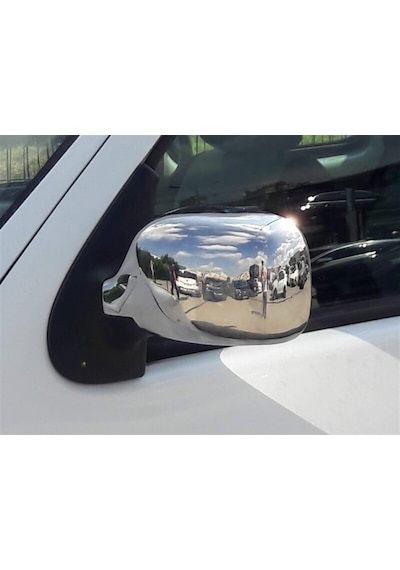 Woc Chrome Renault Kangoo Krom Ayna Kapağı 2002-2007 2 Parça Abs