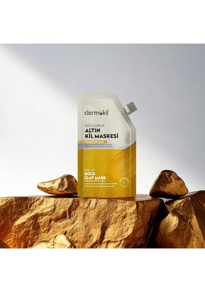 Dermokil Soyulabilir Altın Kil Maske 50 Ml