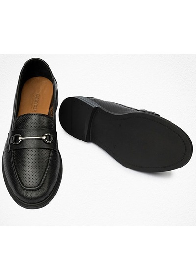 Greyder 59017 Zn Deri Comfort Casual Kadın Ayakkabı Siyah