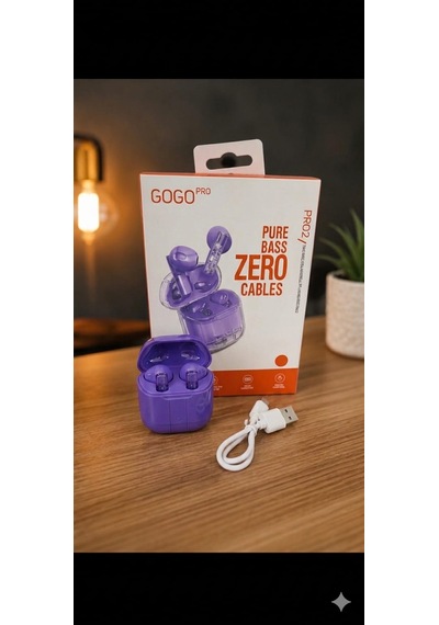 Gogo Pro2 Mor Kulakiçi Bluetooth Kulaklık 001