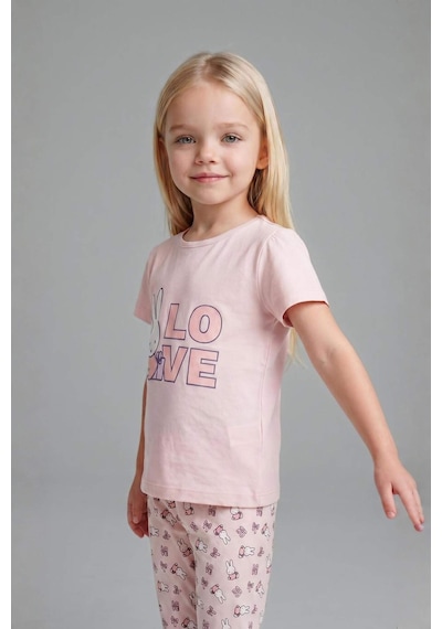 Defacto Miffy 2li Pijama Açık Pembe Takımı Kız Bebek H2762a526aupn300 Pembe-pn300
