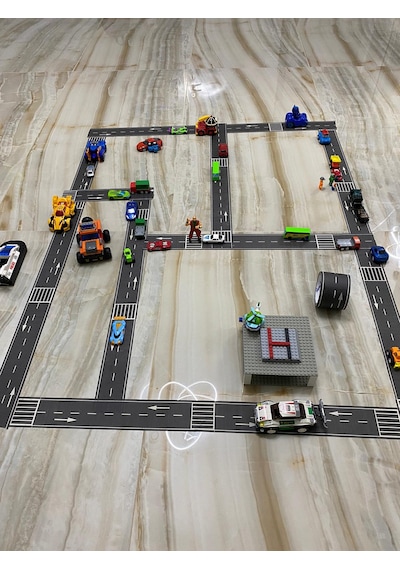 otobanT Eğitici ve Eğlenceli Yol Yapım Bandı - Çocuk Trafik Bantı