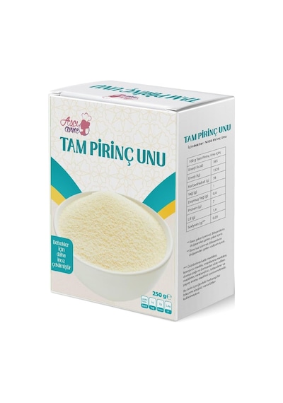 Aşçı Anne Tam Pirinç Unu - 6+ Ay - 250g Belirtilmemiş
