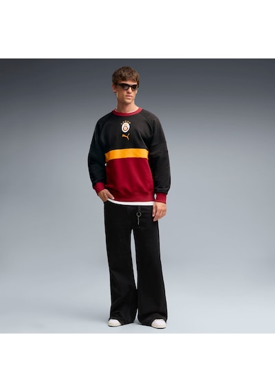 Puma Galatasaray Ftblculture Erkek Geniş Kesim Sweatshırt 787710 03 Siyah