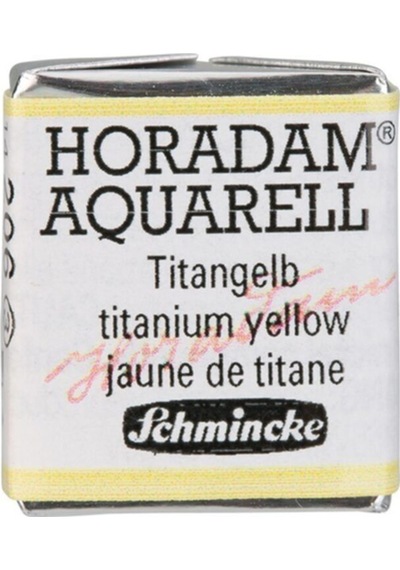 Schmincke Horadam Aquarell Artist Sulu Boya Titanium Yellow Yarım Tablet