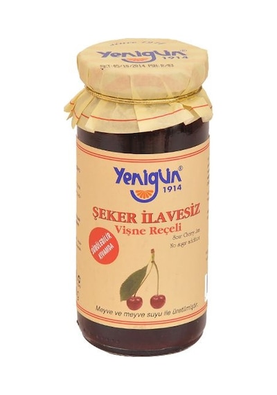 Yenigün Şeker İlavesiz Vişne Reçeli 290 G