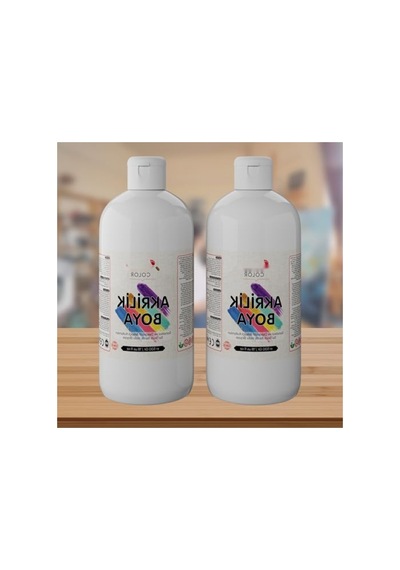Beyaz Akrilik Boya Seti - 2x500gr 0,15 L
