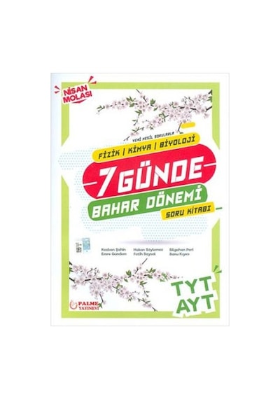 Tyt Ayt Türkçe Matematik Bahar Dönemi Soru Kitabı Palme Yay N11.28178