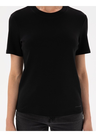 Pierre Cardin Kadın Siyah Tişört 50302474-vr046