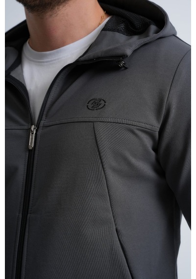 Shooter Sportswear Shooter Erkek Fermuarlı Kapüşonlu Gizli Cep Detaylı Eşofman Takımı Antrasit Shooter Sportswear Shooter Erkek Fermuarlı Kapüşonlu Gizli Cep Detaylı Eşofman Takımı Antrasit