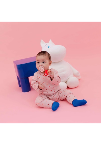Bibs Moomin Colour Dancing Friends Emzik Petal Çok Renkli