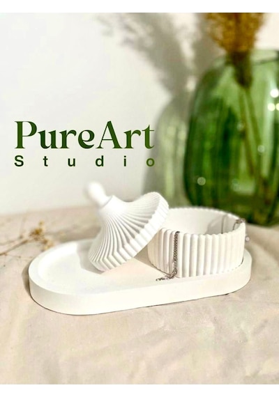Bernami Biblo Pinterest Art 2 Li Set Sunum Tabağı Ve Dekoratif Takı Kutusu