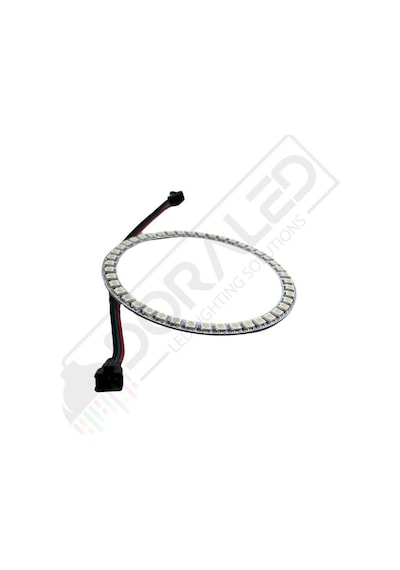 Doraled WS2812B ARGB Magic Matrix Ekran 5V Dijital Yuvarlak Pixel 35 Led Halka 96 x 77 MM