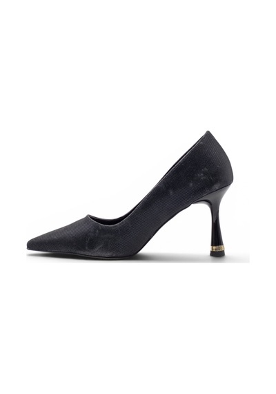 Shoes 1905 Simli Kadın Stiletto siyah