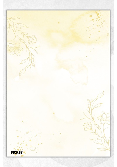 A5 Çiçek Bloknot Çizgisiz Defter - 50 Yaprak - Memopad - Notepad - Not Defteri - Not Kağıdı - 1700 Çok Renkli
