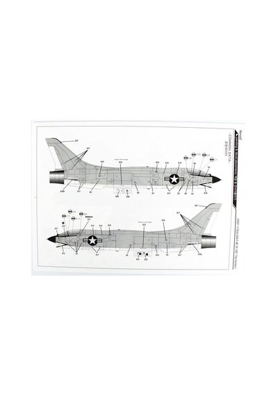 Academy 12521 1/72 Ölçek, Usn F-8e Vf-162 The Hunters Savaş Uçağı, Plastik Model Kiti-49183