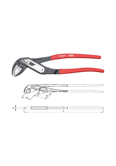 Ceta Form 250Mm Papağan Pense E30-54-0250 Pvc Daldırma