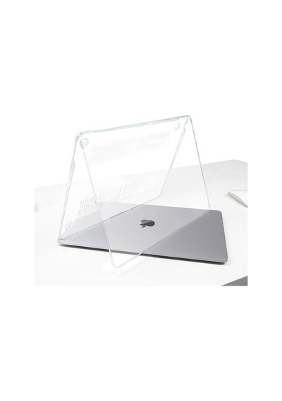 Apple Uyumlu MacBook Air 13" A1932 A2179 Kristal Şeffaf Koruma Kılıfı Kapak + Usb Çevirici Çok Renkli