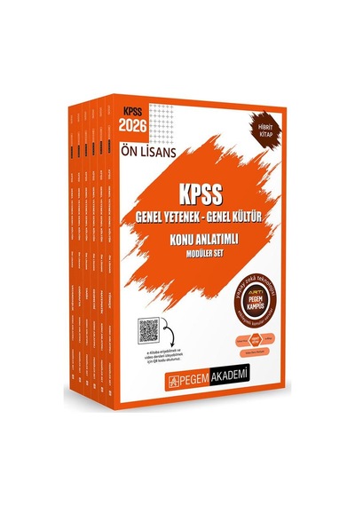 Kpss Ön Lisans Genel Yetenek Genel Kültür Konu Anlatımlı 6 Kitap Set