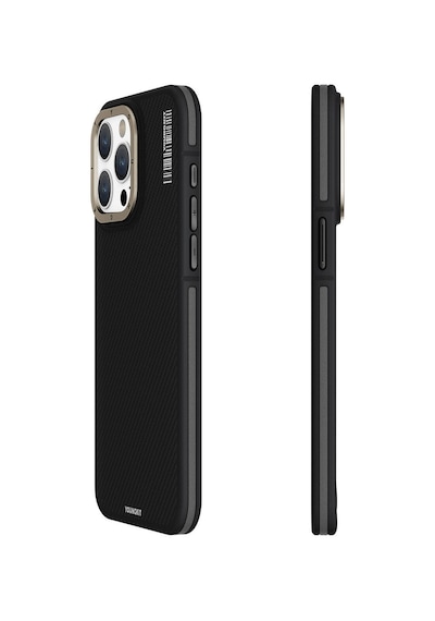 Apple Uyumlu iPhone 15 Pro Kılıf Magsafe Şarj Özellikli Youngkit 600d Kevlar Kapak Kırmızı