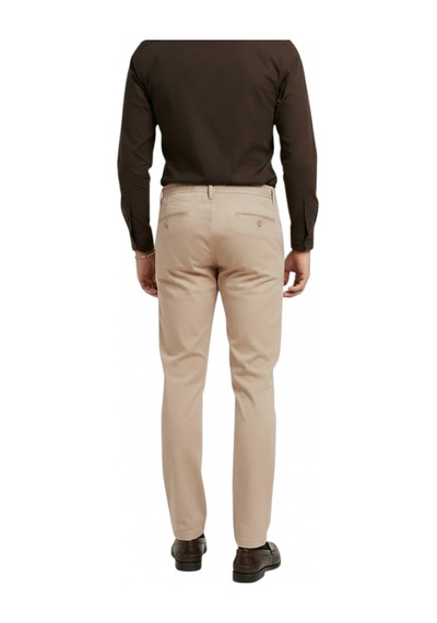 Deepsea Erkek Camel Esnek Kumaş Slim Fit Beli Lastikli Günlük Spor Pantolon 2601070