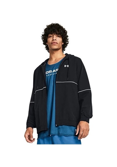 Under Armour Ua Zone Woven Jacket Erkek Günlük Ceket 1383400-001 Siyah Siyah