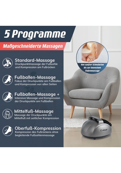 Fitleap Ayak Masajı, 44 Ayakkabı Numarasına Kadar 9 Yoğunluk Seviyesi, 5 Program, 3 Titreşim Seviyesi Ve Kompresyon, Uzaktan Kumanda Dahil, 40 Dereceye Kadar Isıtma Fonksiyonu, Yıkanabilir Tabanlık Fitleap Ayak Masajı, 44 Ayakkabı Numarasına Kadar 9 Yoğunluk Seviyesi, 5 Program, 3 Titreşim Seviyesi Ve Kompresyon, Uzaktan Kumanda Dahil, 40 Dereceye Kadar Isıtma Fonksiyonu, Yıkanabilir Tabanlık
