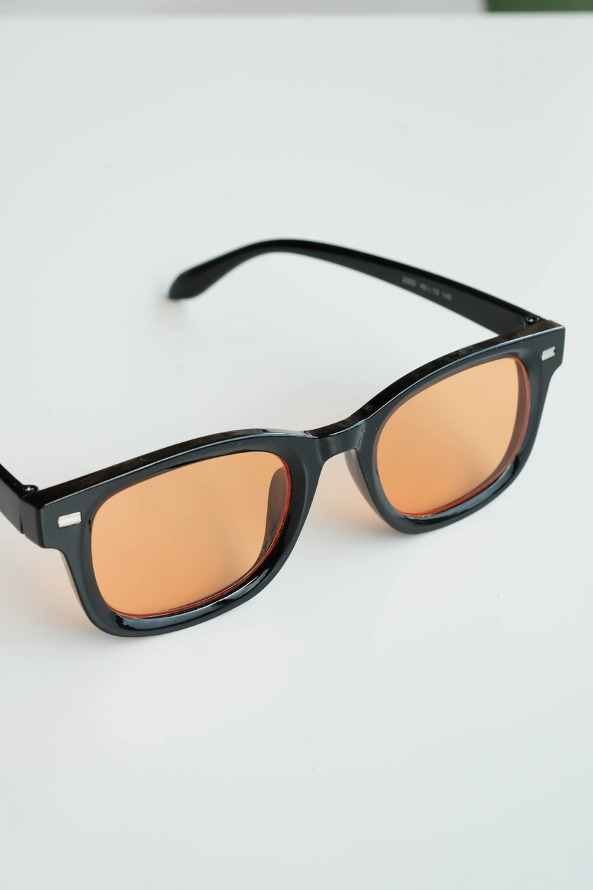 Royal Eyewear Re2303 Siyah Turuncu Güneş Gözlüğü Siyah - Mavi