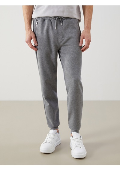 Lcwaıkıkı Classic Gri Standart Kalıp Erkek Jogger Eşofman Altı