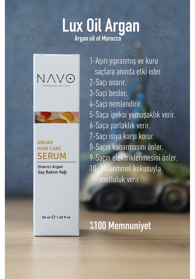 Yenileyici Ve Onarıcı Argan Yağı / Lux Oil Argan 50ml