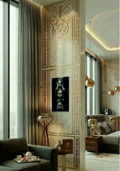 Modern Sürreal Üç Melek Kanvas Tablo - Siyah Beyaz Rönesans Esintili Duvar Sanatı Siyah Siyah