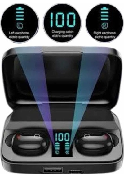 Kablosuz Dijital Göstergeli Çağrı Cevaplayabilen Tws 5.0 Bluetooth Kulaklık Mh-hs5274-7966