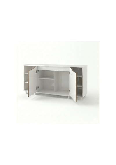 Kanki Pet Western 12040-bcv1 Mdf Akvaryum Sehpası - 120x40x69 Cm - Beyaz & İtalyan Ceviz