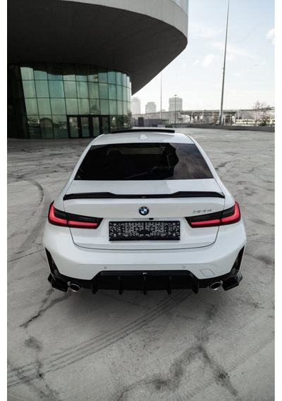 Bmw 3 Serisi G20 Lci 2022+ M Paket Body Kit Seti Ön Lip Marşpiyel Difüzör Spoiler Flap