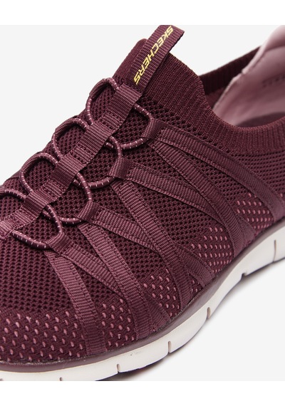 Skechers Gratis - Chic Newness Kadın Bordo Günlük Ayakkabı 104152 Plum Bordo