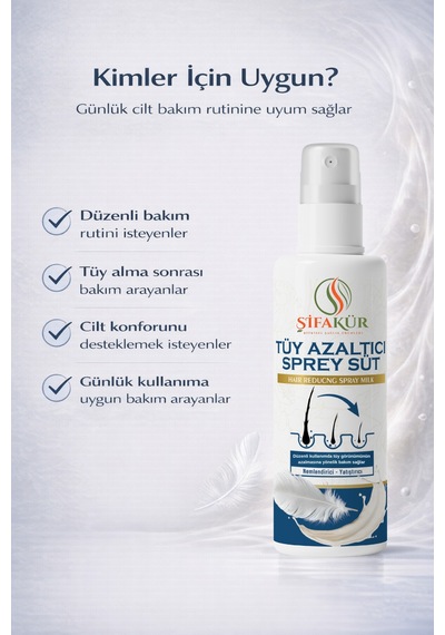 Şifakür Sprey Süt Tüz Azaltıcı Papain & Aloe Vera İçeren Cilt Bakım Spreyi 100 Ml Nemlendirici Bakım