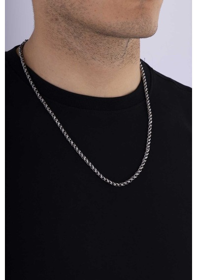 Gümüş Pazarım Sarmal Model Trend Erkek Çelik Zincir Çok renkli