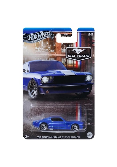Hot Wheels 60. Yıl Mustang Serisi Arabalar 65 Ford Mustang 2+2 Fastback Grt01 - Jby49 Çok Renkli