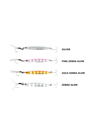 Ryujı Sılent Jıg 60gr Gold Zebra Glow
