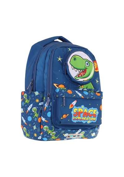 Kaukko Toys Erkek Çocuk 3d Dinazor Şekilli İlkokul Ve Günlük Sırt Çantası - Lacivert - L5252 Lacivert