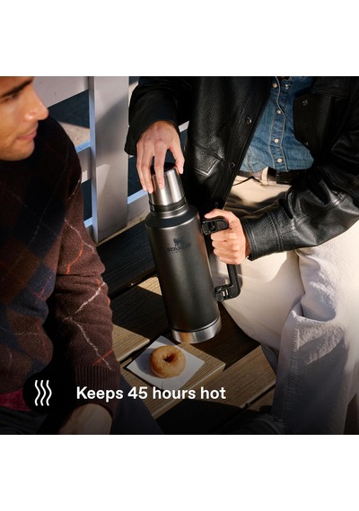 Classic Legendary 2qt Vakumlu Termos 1.9 Litre - Siyah Paslanmaz Çelik Çok Renkli