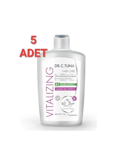 Vitalizing Sarımsaklı Şampuan 5 Adet 500ml Tüm Saç Tipleri