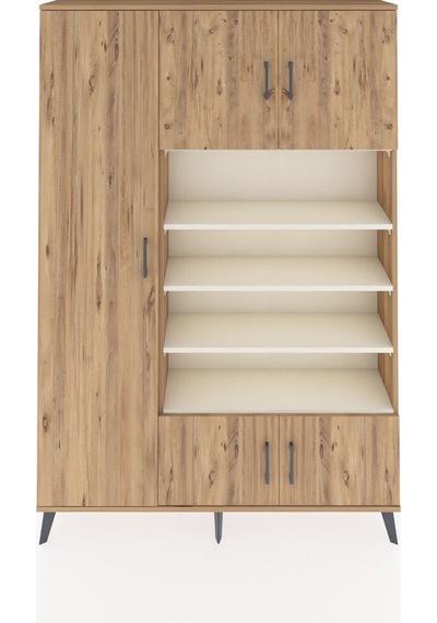 Arges Dolap 10 Raflı 5 Kapaklı 132x30x195 Çam-çam/aytaşı Çam Arges Dolap 10 Raflı 5 Kapaklı 132x30x195 Çam-çam/aytaşı Çam